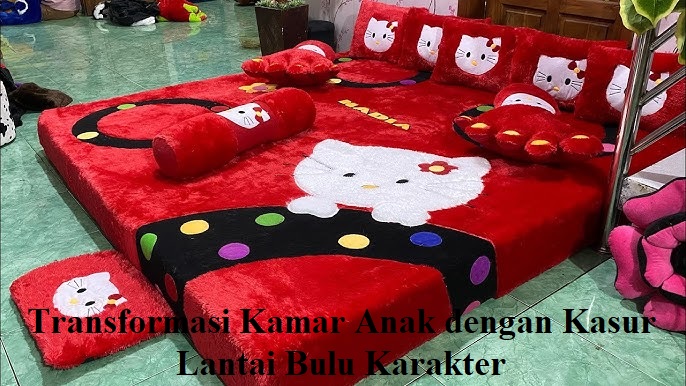 Transformasi Kamar Anak dengan Kasur Lantai Bulu Karakter